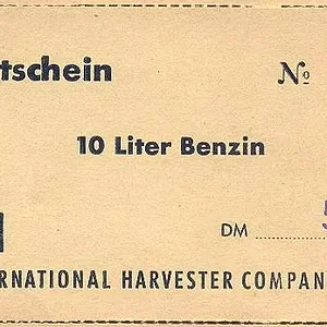 Benzingutschein