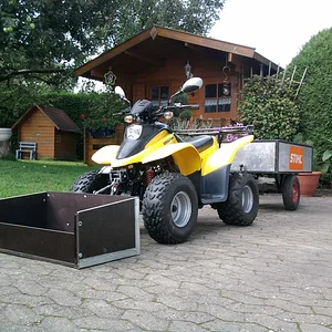 Mein Quad mit Fronthydraulik