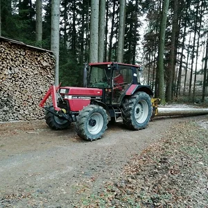 Spezl beim Holzrücken