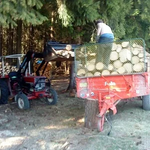 ihc 433 beim holzholen