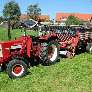 624er mit Mengele Erntewagen