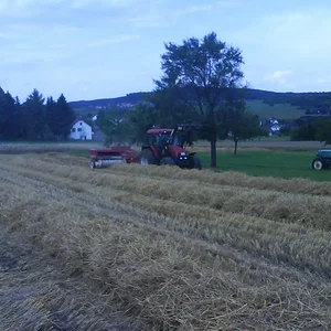 Stroh Ernte