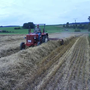 Stroh Ernte