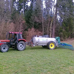 Case 856XL mit Druckfass
