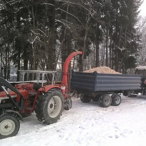 Maxxum und 724 bei der Arbeit