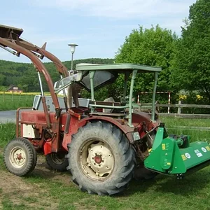 Testfahrt mit dem neuen Mulche