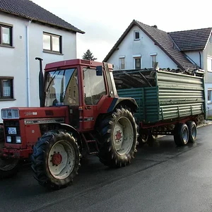 mit geliehenem Welger