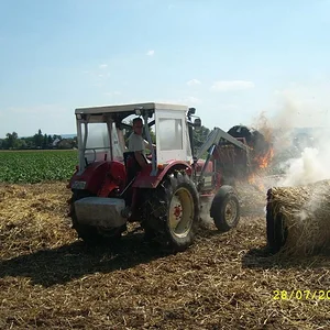 strohballenbrand