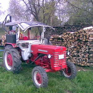 Heute beim Holzspalten