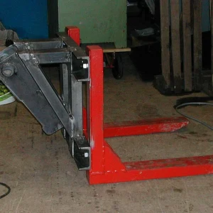 Paletten und Holzgabel