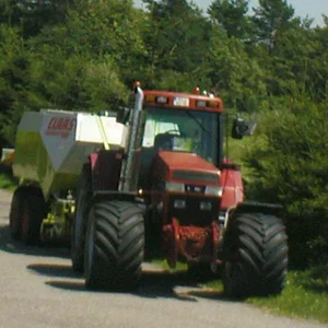 Aus dem Traktor Fotographiert