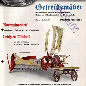 Getreidemäher leichtes Modell