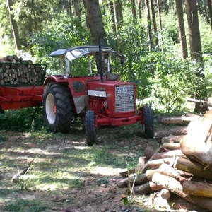 624 beim Holzfahren