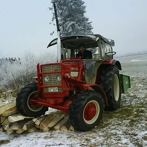 Ihc 523 Allrad beim Holzfahren