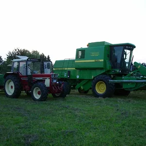 Unser 955 bei Getreidefahren