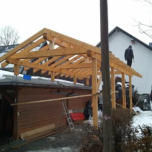 Traktorschuppen fast fertig