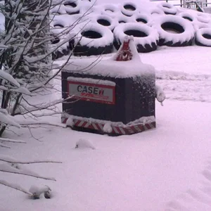 Gewicht im Schnee