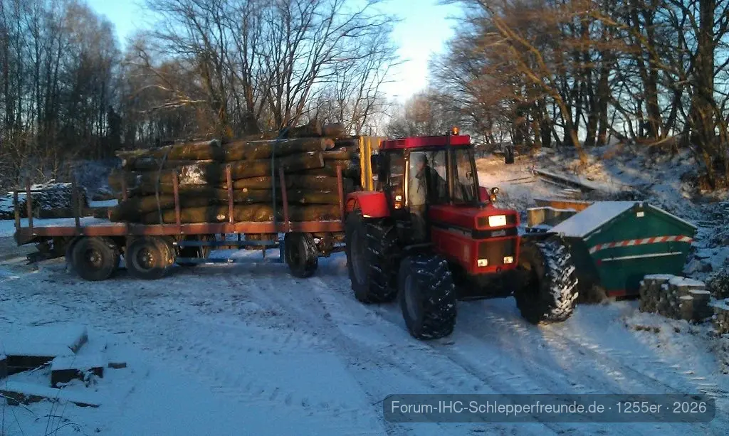 1255 beim langholzfahren