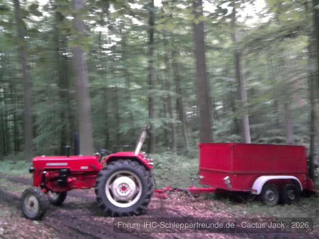432 beim Holz abfahren