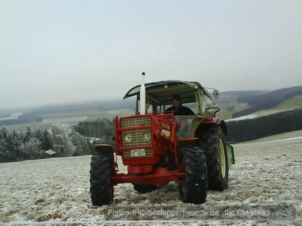 523 allrad beim holzfahren