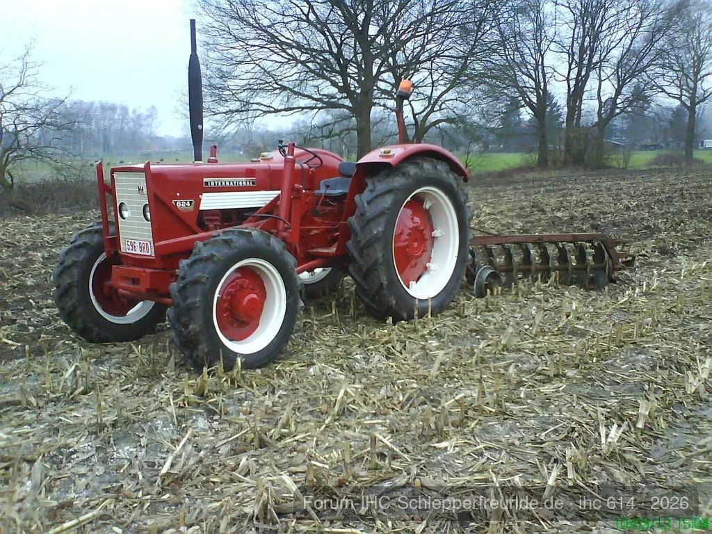 624 A mit IHC scheibenegge