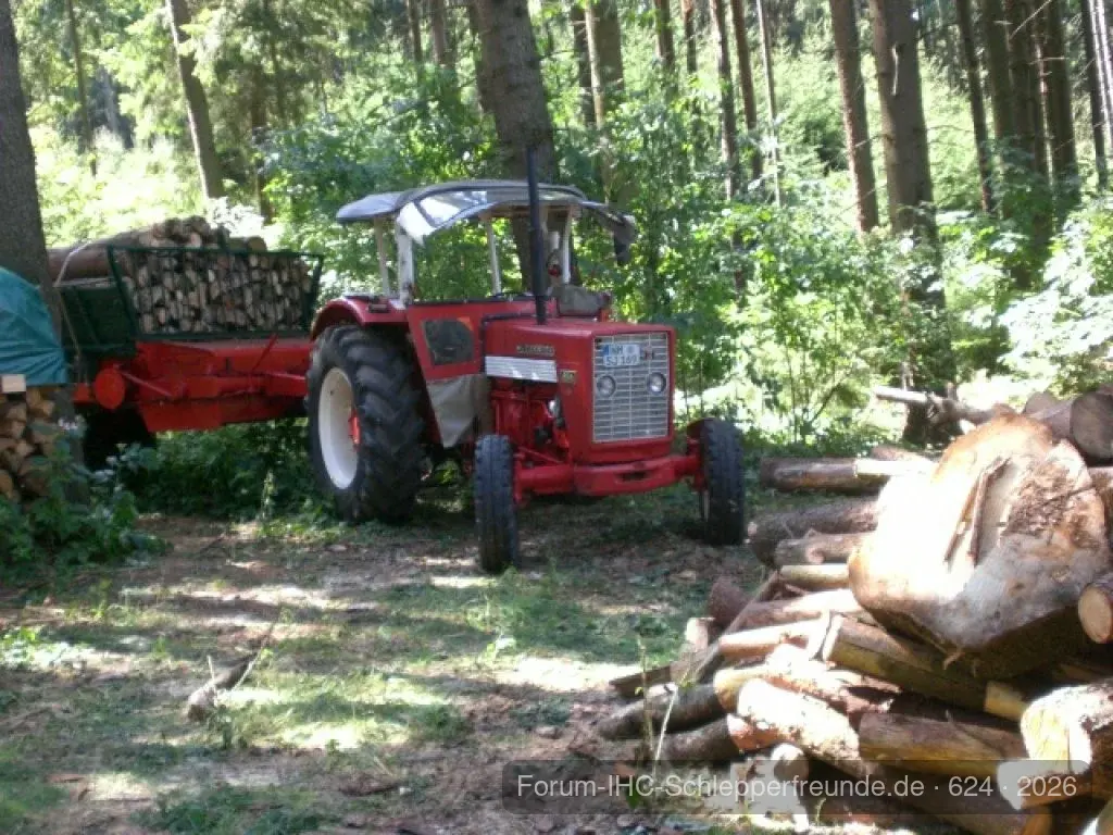 624 beim Holzfahren