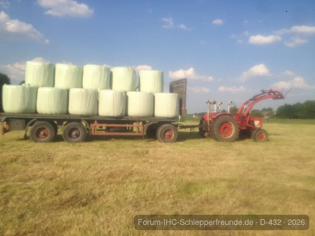 624 beim Wickelballen fahren