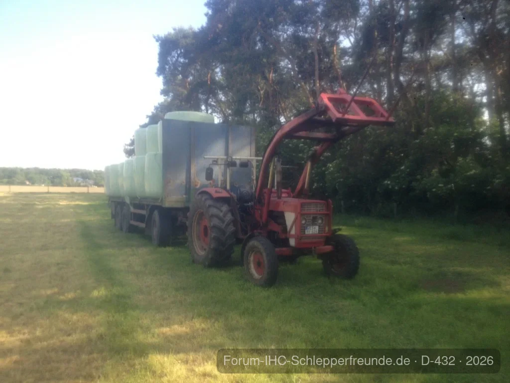 624 beim Wickelballen fahren