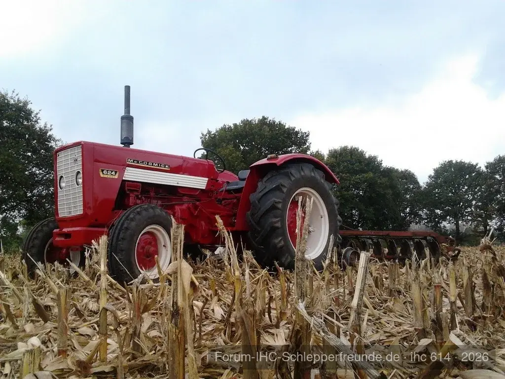 624 mit IHC Scheibenegge F1-5