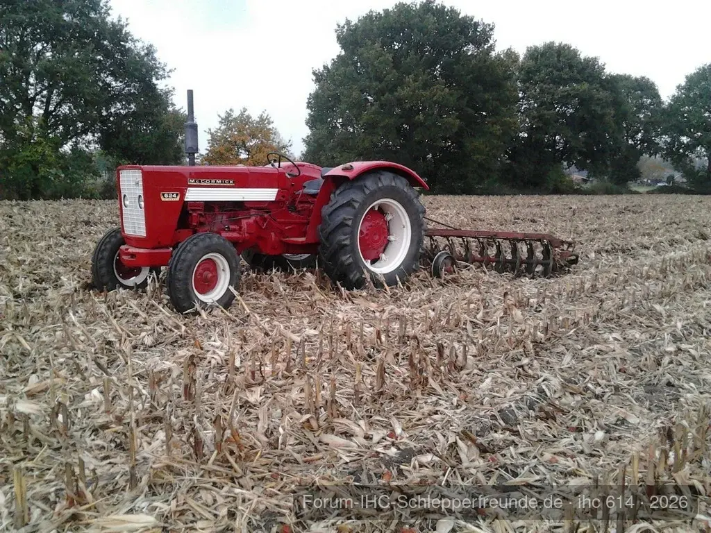 624 mit IHC Scheibenegge F1-5