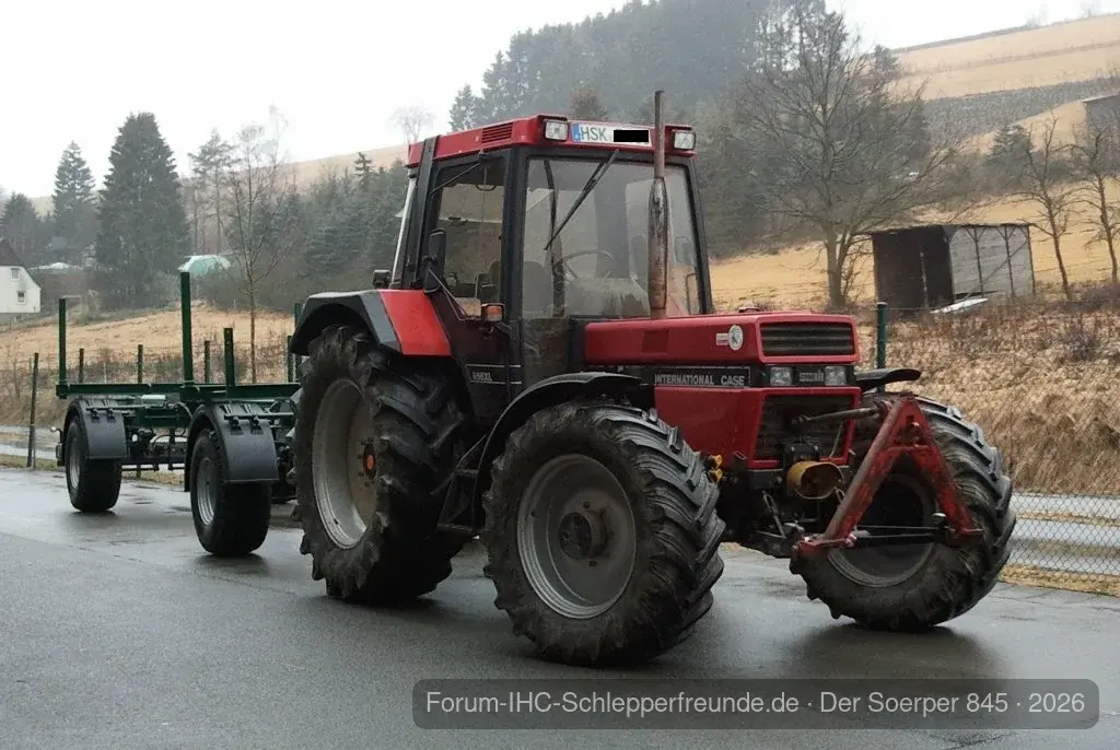 956 XL mit Langholzwagen