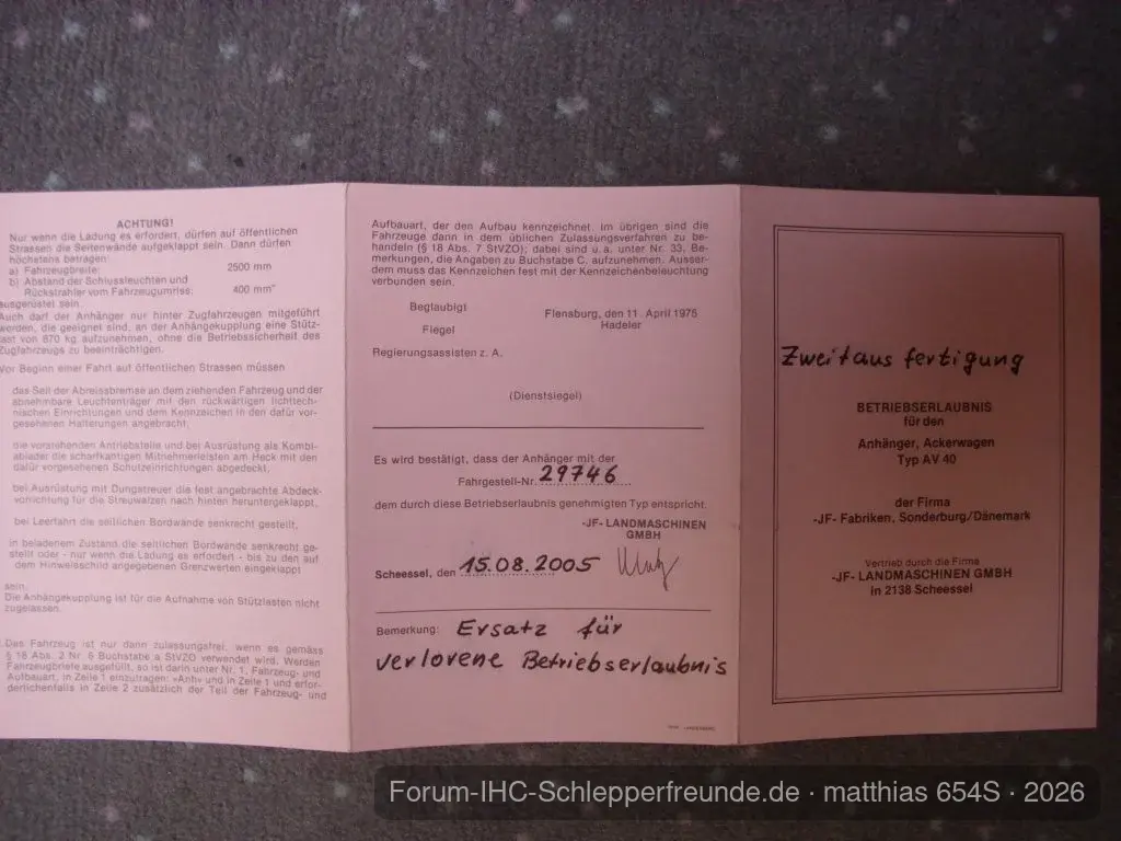 ABE für Anhänger