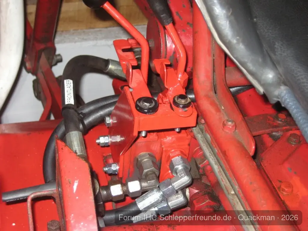 Aretierungen der Hebel
