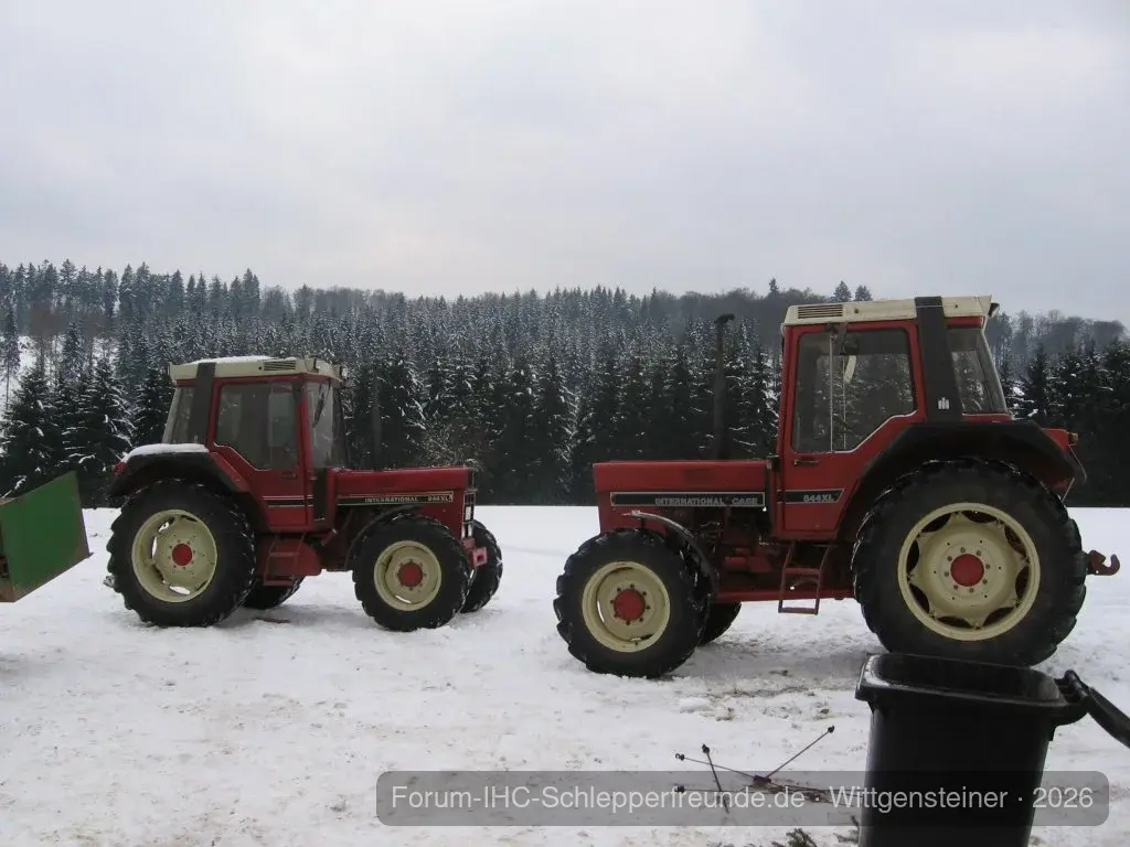 Beide 844 XL am Ostersonntag