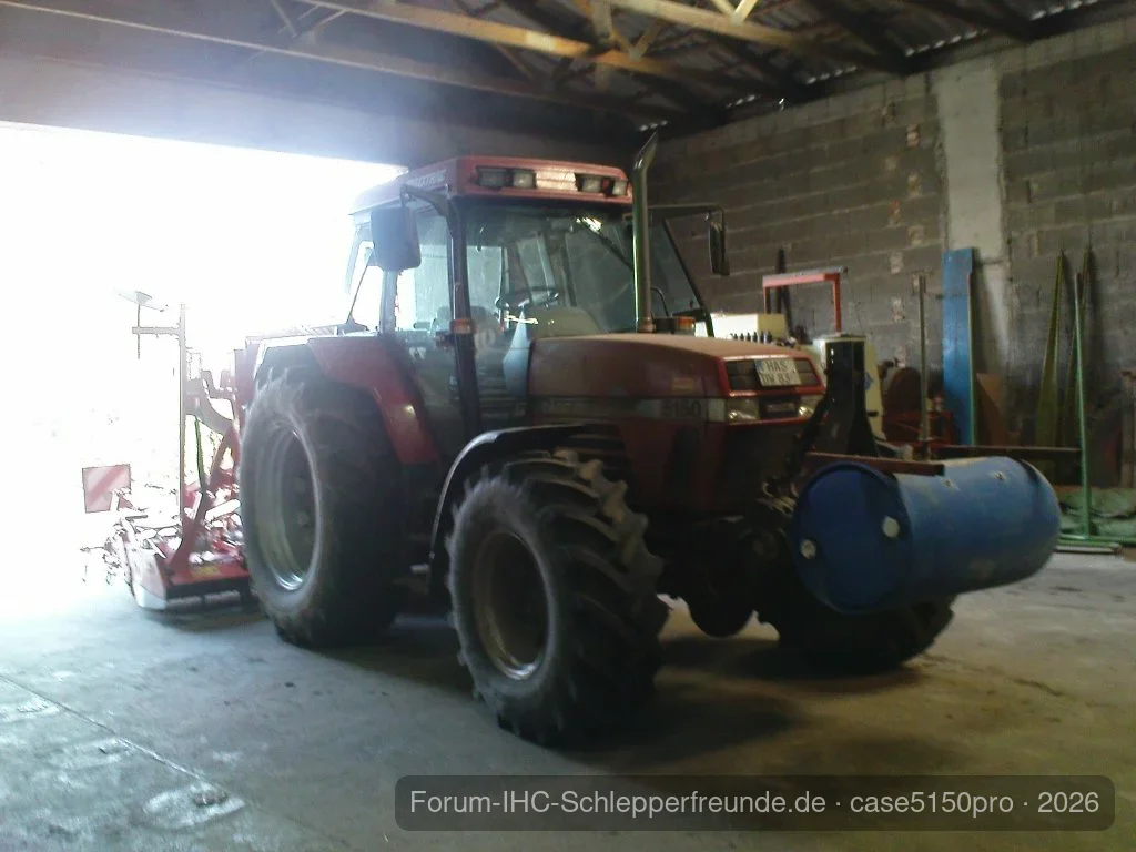 Case 5150Pro am Gerste sähen