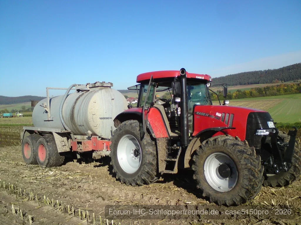 Case CVX 150 mit 12M³ Joskin