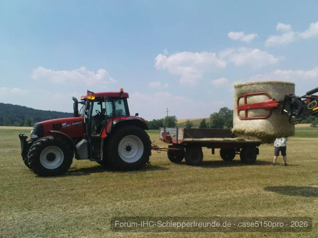 CVX 150 bereit zum Beladen