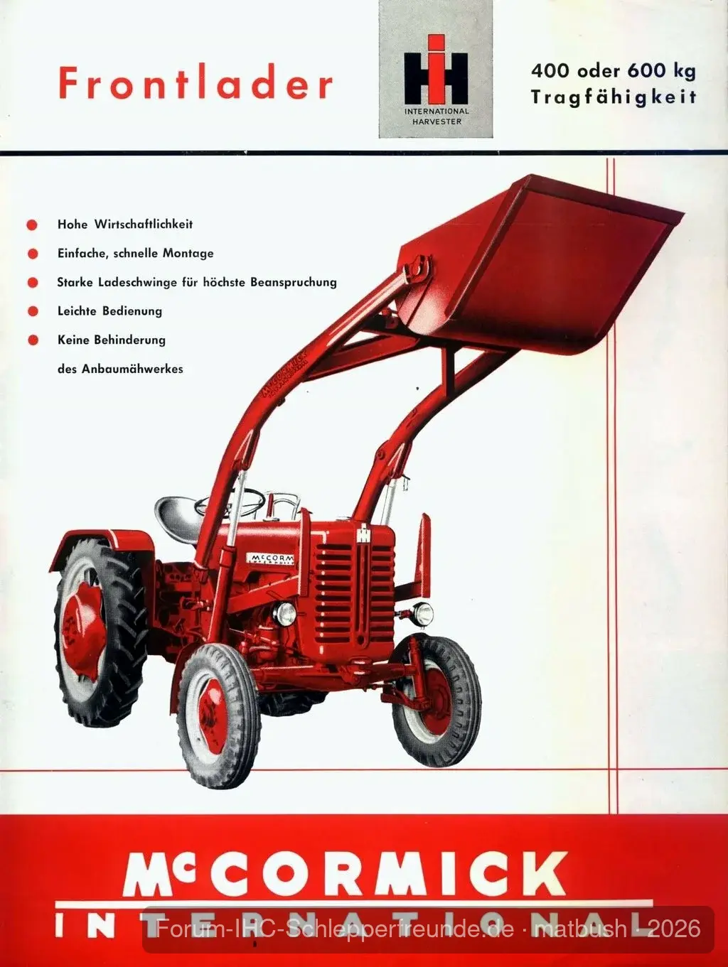 D-Linie Frontlader