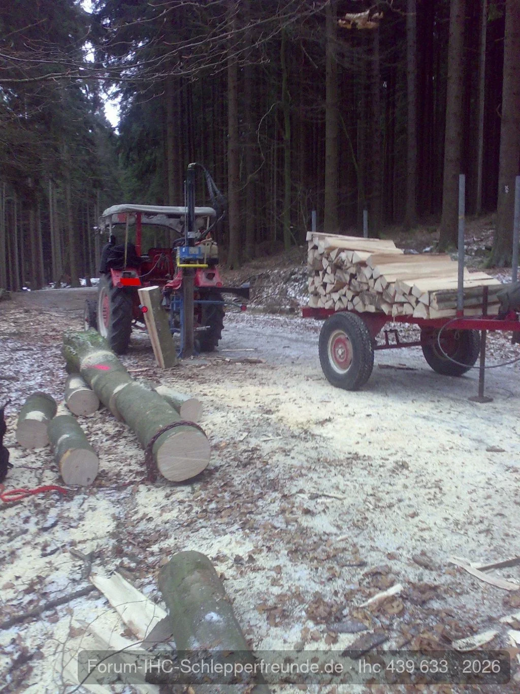 Ein wenig Holz gemacht
