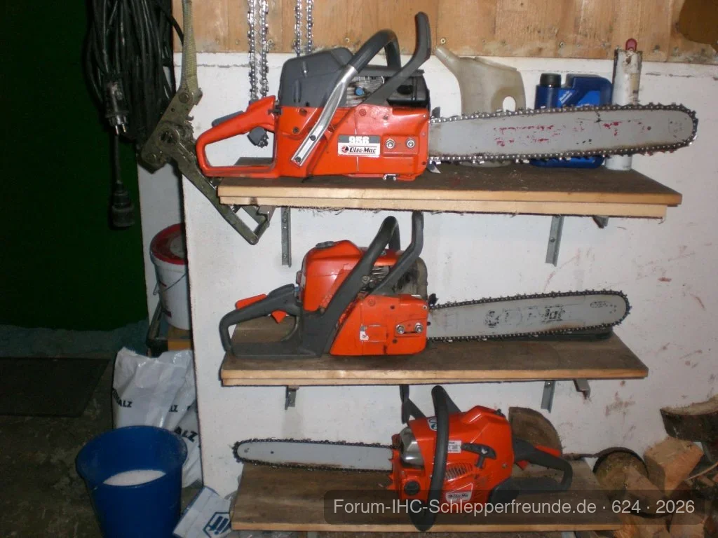 einige meiner Motorsägen