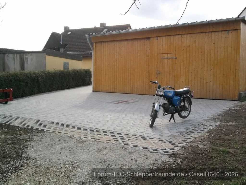 Endlich gepflastert.