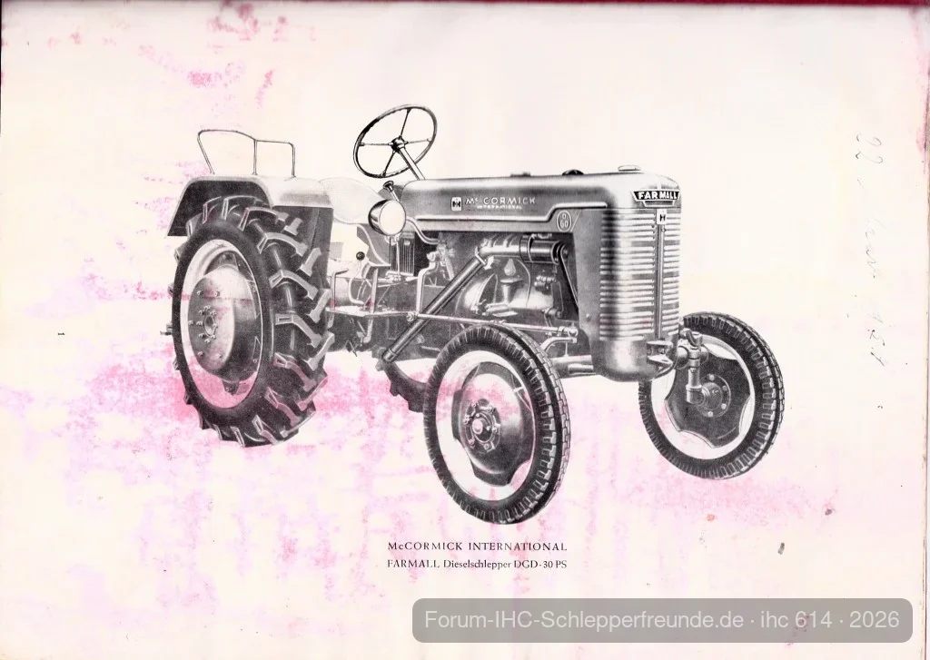 Farmall DGD (kein DGD-4)