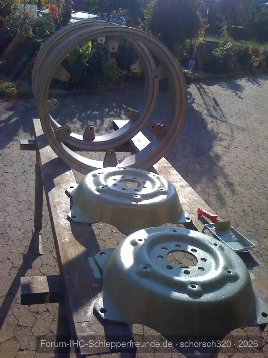 Felgen grundieren