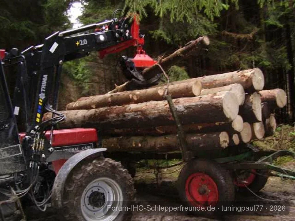 Forstarbeiten mit zwei 856 XLA