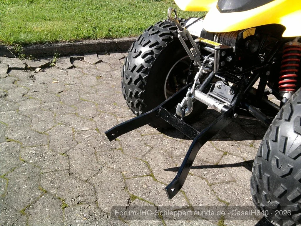 Fronthydraulik beim quad
