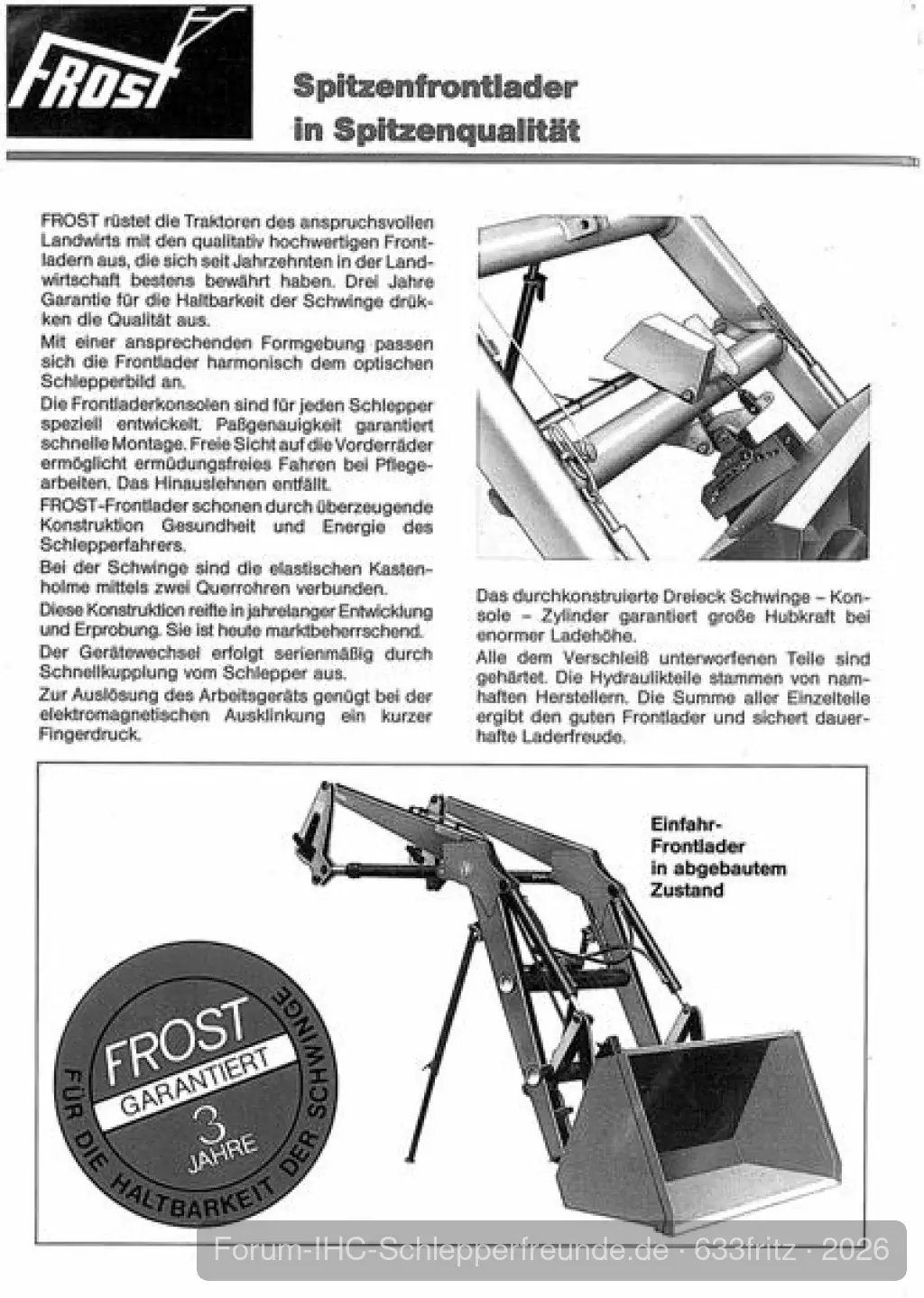 Frost Frontlader