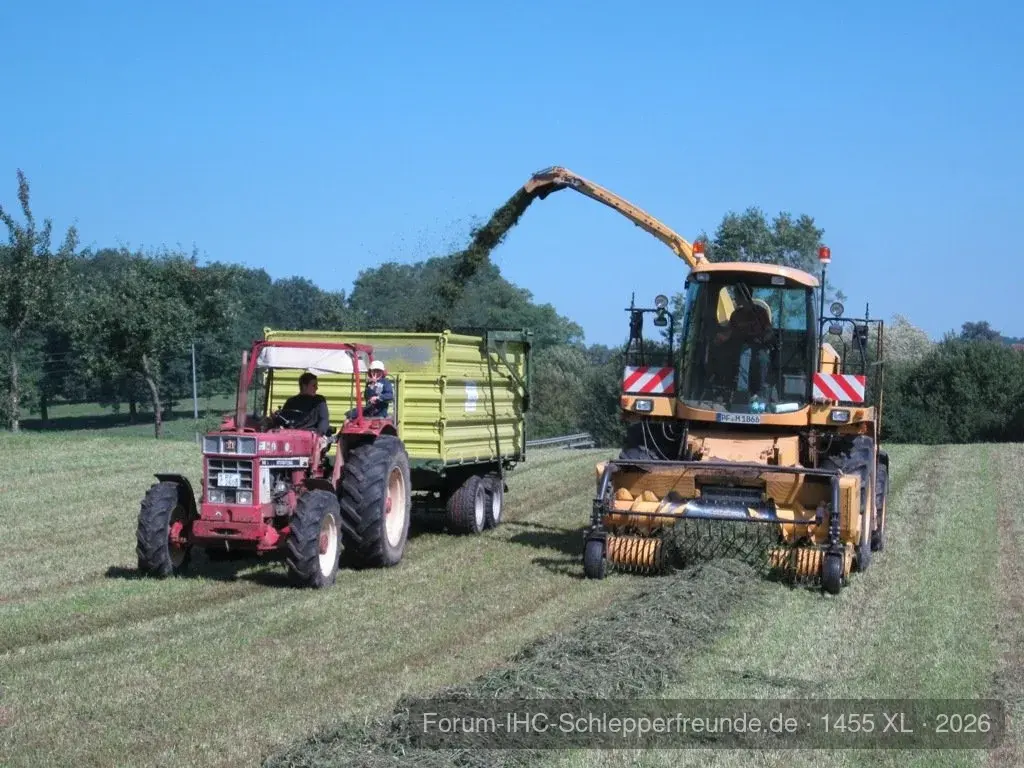 Gras häckseln