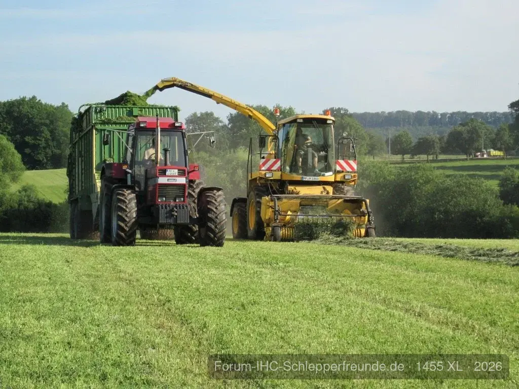 Gras häckseln