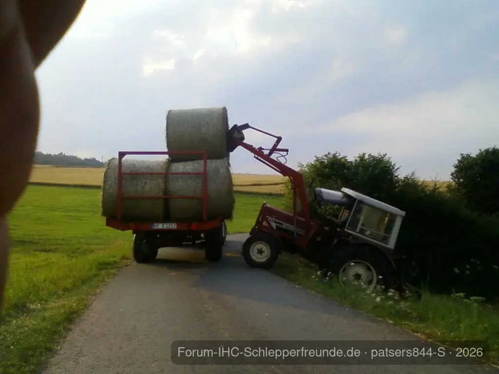 Heu laden am Berg