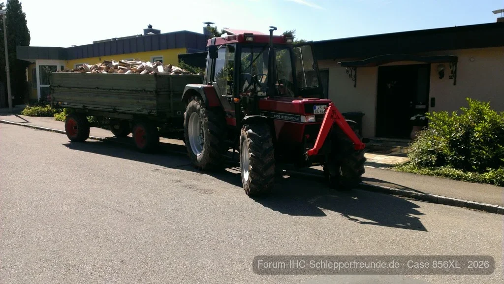 Holz fahren mit 856XL